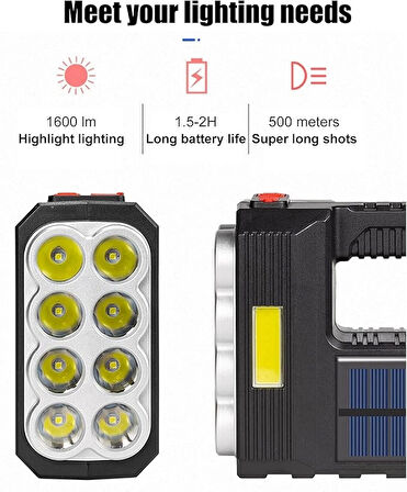 Güneş Enerjili Kamp Av Feneri