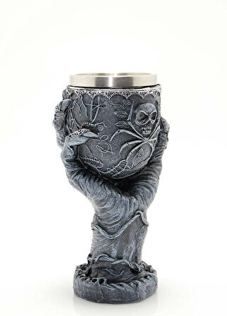 Paslanmaz Çelik El Tasarımı Kadeh Bardak Model 1