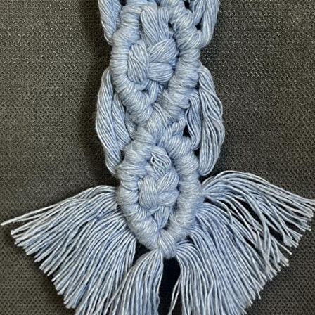 Uretti - Ege 7366 El Yapımı Makrome Anahtarlık