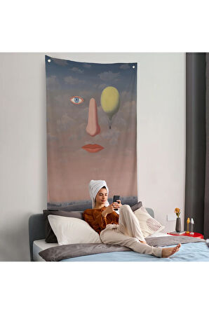 Rene Magritte - Güzel İlişkiler Duvar Örtüsü - Les Belles Relations-7353