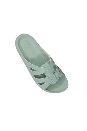 Anatomik Taban Rahat Trend Kadın Terlik  YEŞİL