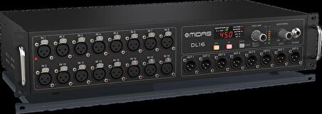 Midas DL16 16 Midas Mikrofon Preamplifikatörü, ULTRANET ve ADAT Arabirimleri ile 16 Giriş, 8 Çıkış Aşama Kutusu