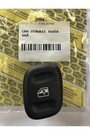 Fiat Panda cam düğmesi tekli