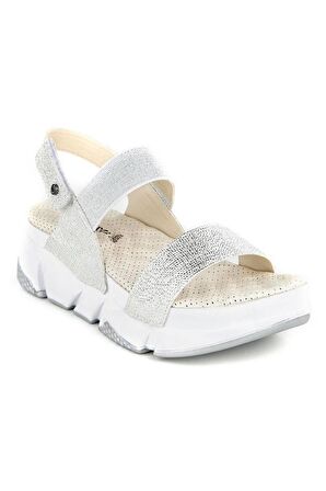 Muya Keid 31187-277 Anatomik Taban Kadın Sandalet Beyaz 36-40 