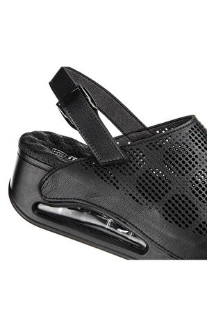 Muya Jambe 34221-001 Air-Max Taban Kadın Sandalet Siyah 36-40 