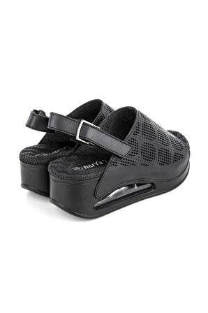 Muya Jambe 34221-001 Air-Max Taban Kadın Sandalet Siyah 36-40 