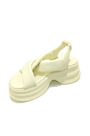 Guja 24K420-1 Kadın Sandalet Bej -36-40 