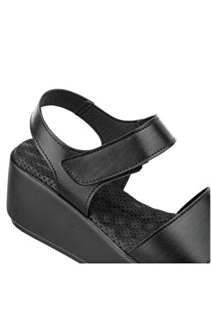 Muya Sempre 34208-001 Anatomik Taban Kadın Sandalet Siyah 36-40 