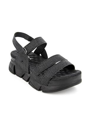 Muya Olimba 34201-001 Anatomik Taban Kadın Sandalet Siyah 36-40 