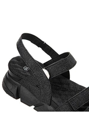 Muya Olimba 34201-001 Anatomik Taban Kadın Sandalet Siyah 36-40 