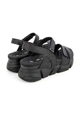 Muya Olimba 34201-001 Anatomik Taban Kadın Sandalet Siyah 36-40 