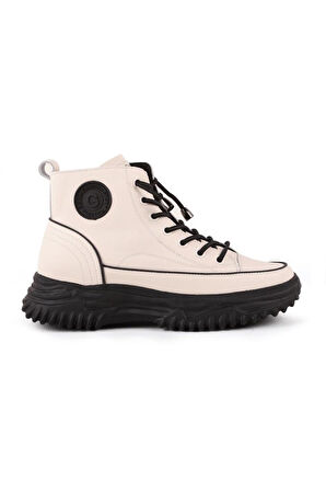 Guja 24K310-13 Kadın Bot Siyah Beyaz 36-41 