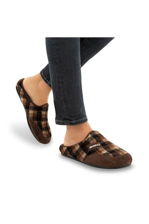 Muya Tauri 31801-004 Erkek Kışlık Ev Terliği Kahve 40-45 