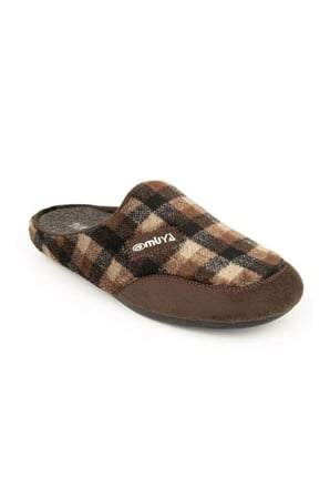 Muya Tauri 31801-004 Erkek Kışlık Ev Terliği Kahve 40-45 