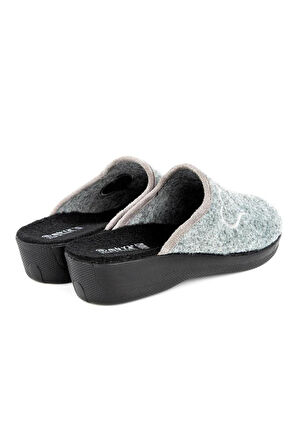 Muya Mochi 32922-087 Kadın Kışlık Ev Terliği Gri 36-40 