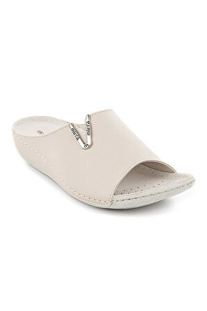 Muya Nest 31125-045 Anatomik Taban Kadın Terlik Krem 36-40 