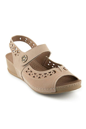 Muya Terra 31130-042 Anatomik Taban Kadın Sandalet A.Vizon 36-40 