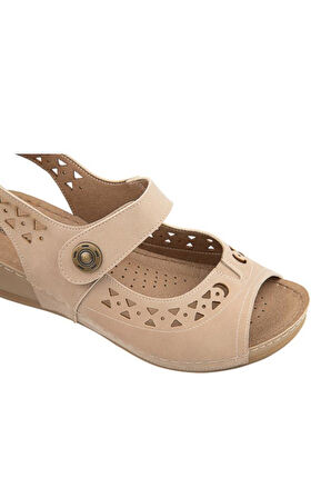 Muya Terra 31130-042 Anatomik Taban Kadın Sandalet A.Vizon 36-40 