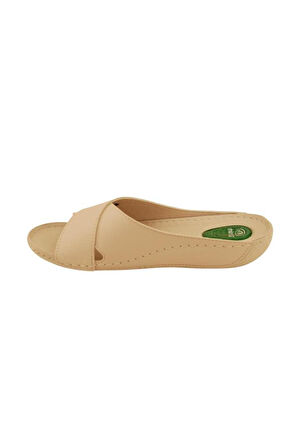 Muya Cyrus 31124-551 Topuk Jelli Anatomik Taban Kadın Terlik Full Krem 36-40 