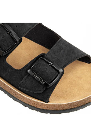 Muya Allen 31330-001 Anatomik Taban Erkek Terlik Siyah 40-45 
