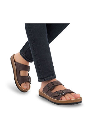 Muya Allen 31330-004 Anatomik Taban Erkek Terlik Kahve 40-45 