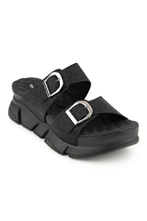 Muya Kiirus 35244-430 Anatomik Taban Kadın Terlik Siyah 36-40 