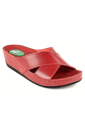 Muya Active 31135-005 Topuk Jelli Anatomik Taban Kadın Terlik Kırmızı 36-40 