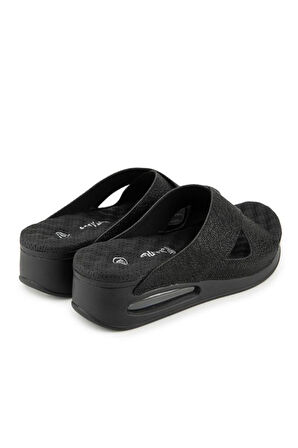Muya Fly 31169-430 Air Max Anatomik Taban Kadın Terlik Desenli Siyah 36-40 
