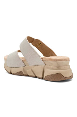 Muya Kiirus 35244-196 Anatomik Taban Kadın Terlik Bej 36-40 