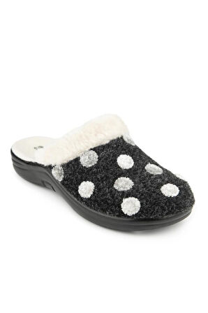 Muya Maklik 36902-086 Kadın Kışlık Ev Terliği Füme 36-40 