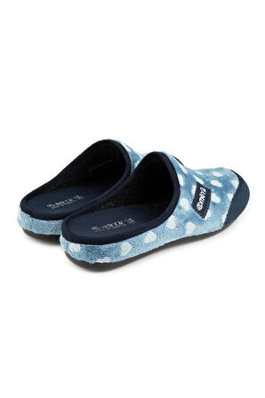 Muya Kasi 36913-448 Kadın Kışlık Ev Terliği Mavi 36-40 