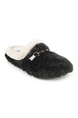 Muya Kraska 36901-086 Kadın Kışlık Ev Terliği Füme 36-40 