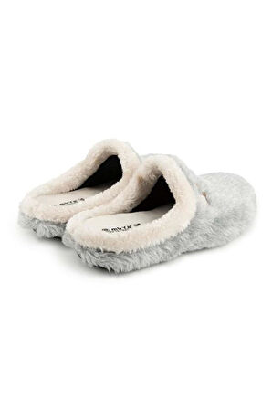 Muya Kraska 36901-087 Kadın Kışlık Ev Terliği Gri 36-40 