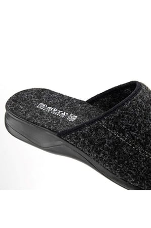 Muya King 37802-086 Erkek Kışlık Ev Terliği Füme 40-45 