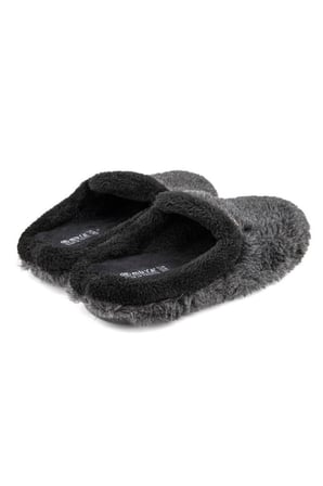 Muya Kraska 36901-123 Kadın Kışlık Ev Terliği Füme Siyah 36-40 