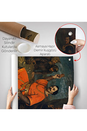 Gustave Courbet - Louis Gueymard Şeytan Robert Rolünde Duvar Örtüsü-7356