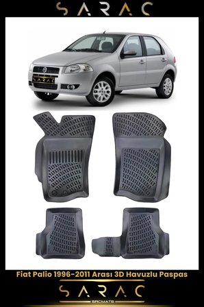 Fiat Palio 5 Kapı 2002 Model Araca Özel 3d Havuzlu Paspas