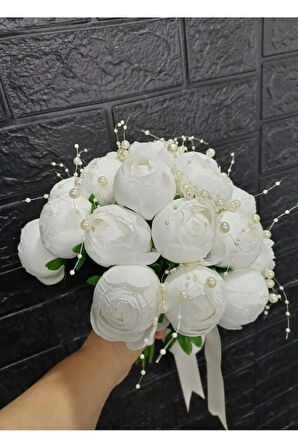 İncili Şakayık Gelin Buketi