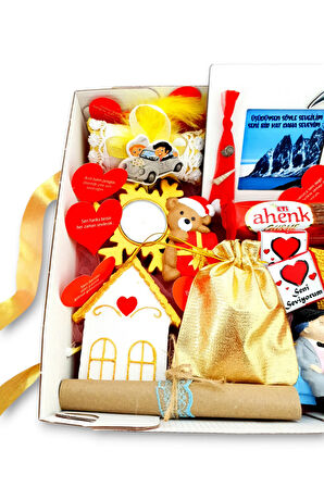 Sevgiliye hediye Doğumgünü Yıldönümü Hediyesi goldbox1AS