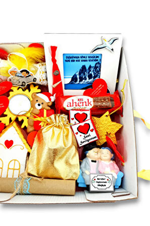Sevgiliye hediye Doğumgünü Yıldönümü Hediyesi goldbox1AS