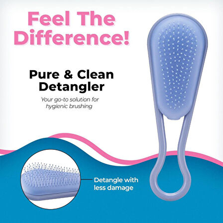 WB PURE&CLEAN DETANGLER BLUE 