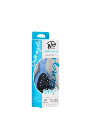 Wet Brush Mini Detangler Dolaşık Açıcı Saç Fırçası - Açık Mavi