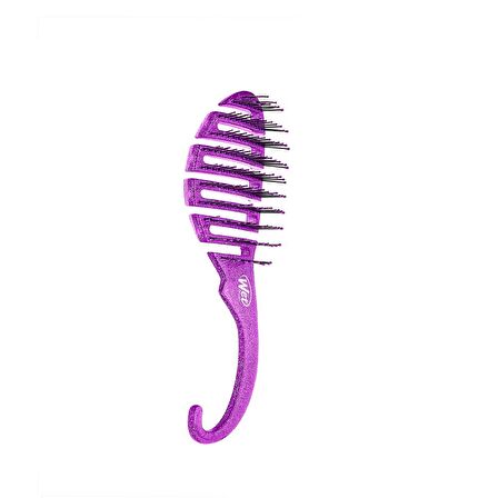 Wet Brush Shower Detangler Purple Glitter