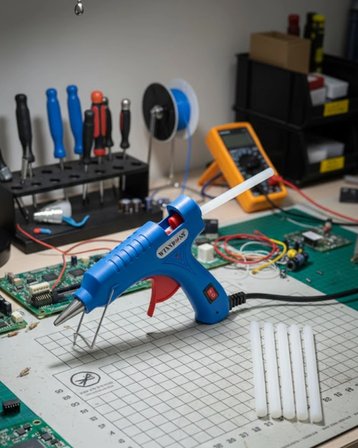 Hobi Ve Tamirat İçin 20w Silikon Tabancası 7.5 Mm Uyumlu 5 Adet Hediye Silikon