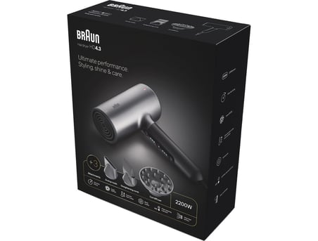  Braun BRHD435E Hd4.3 Iontec Difüzörlü Saç Kurutma Makinesi, 3 Başlıklı, 2200W