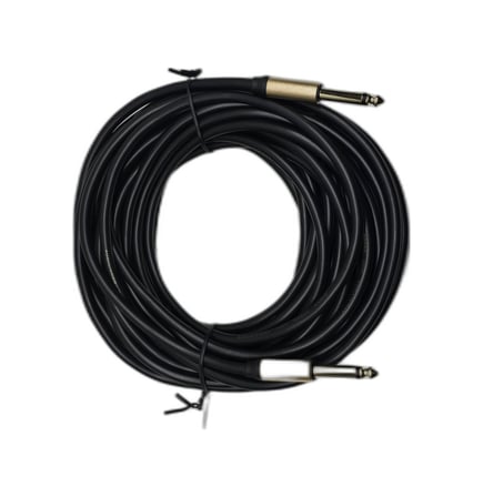 10 Metre 6.35 Mm To 6.35 Mm Ses Kablosu - Çivi Jak Enstrüman Ve Amfi Bağlantı Kablosu - Stereo Jak
