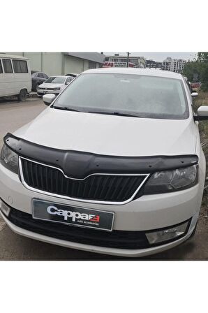 Skoda Rapid Ön Kaput Koruma Rüzgarlık 4mm (abs) 2012-2019