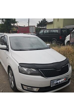 Skoda Rapid Ön Kaput Koruma Rüzgarlık 4mm (abs) 2012-2019