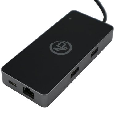 NPO TCD-103 MacOS/Windows 4k 60hz 2xHDMI 4xUSB2.0 2xUSB3.1 1xTypeB 2x3,5mm Gigabit Docking Station