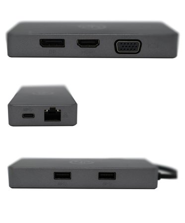 NPO TCD-103 MacOS/Windows 4k 60hz 2xHDMI 4xUSB2.0 2xUSB3.1 1xTypeB 2x3,5mm Gigabit Docking Station